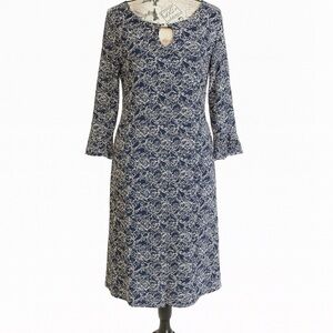 Jackie Jon New York Navy Blue Lace Sheath Dress Women’s 18